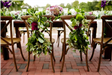 Floral Boutique Decorations on Chairs and Tables