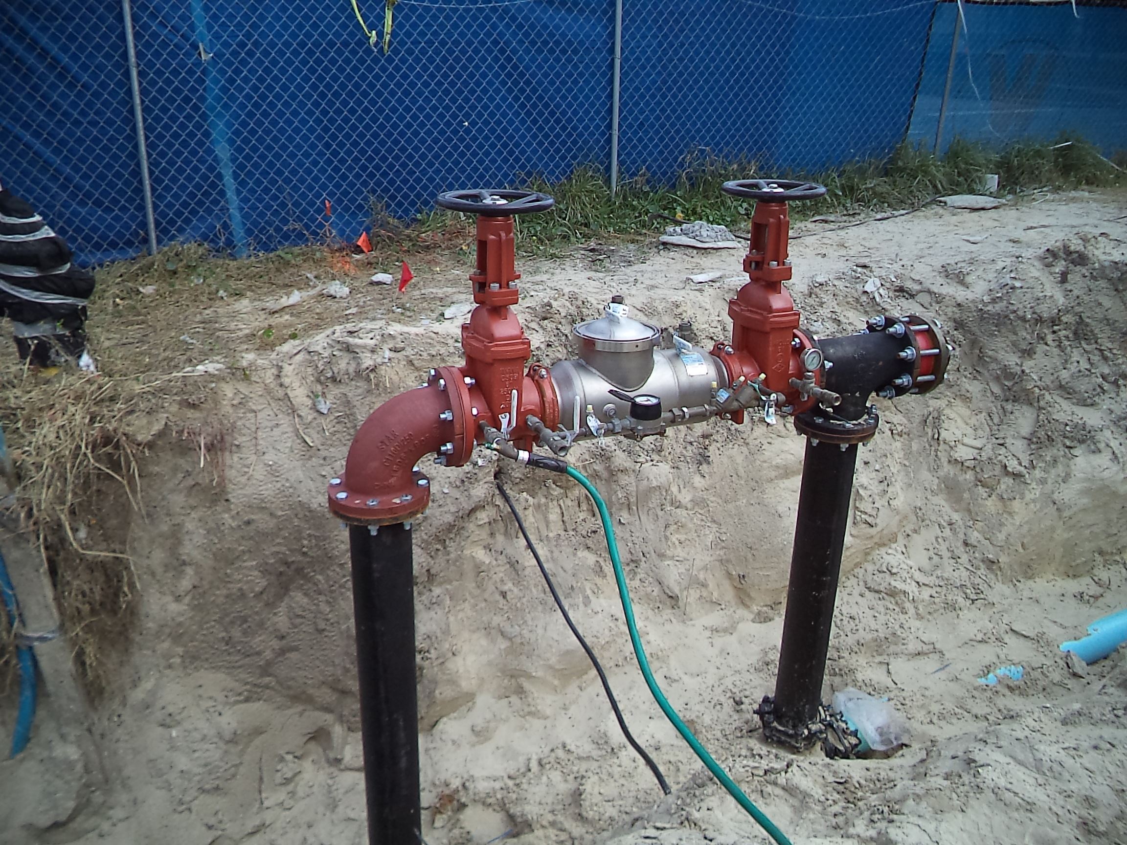 Post Indicator Valve Backflow