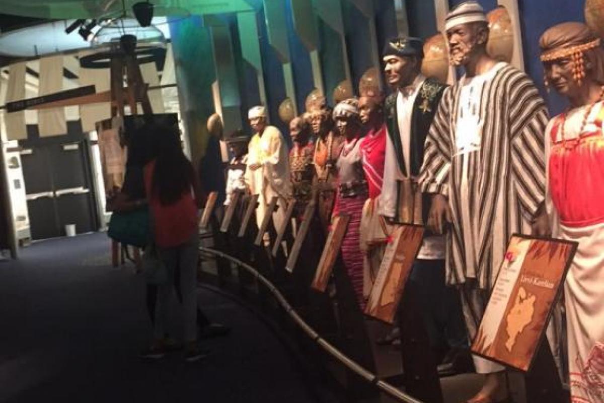 Statues of People of Different Cultures